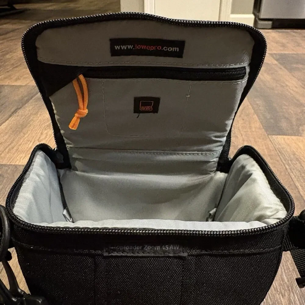 Lowepro Toploader Zoom 45 AW Camera Bag Black Shoulder Case DSLR Padded